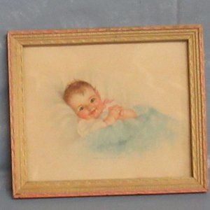 Charlotte Becker Framed Baby Print Take Me In Arms
